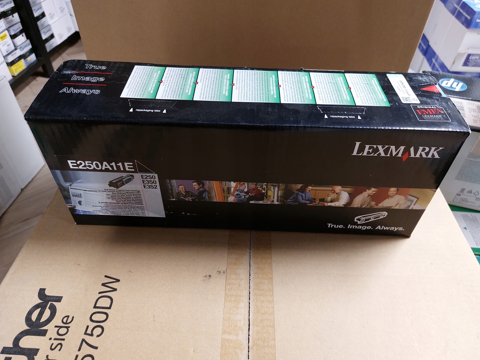 Toner Lexmark E250A11E černý (black) originál