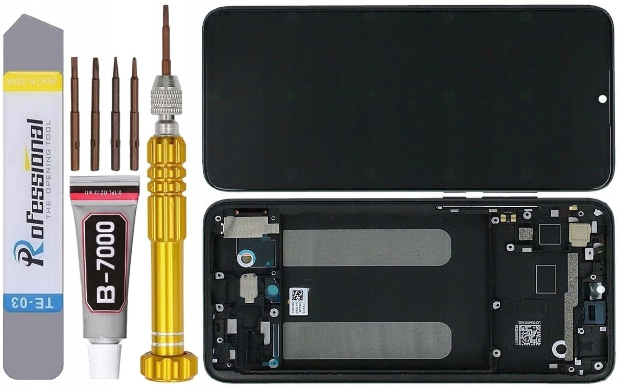 Xiaomi MI 9 Lite Oled LCD displej Obrazovka Rámeček