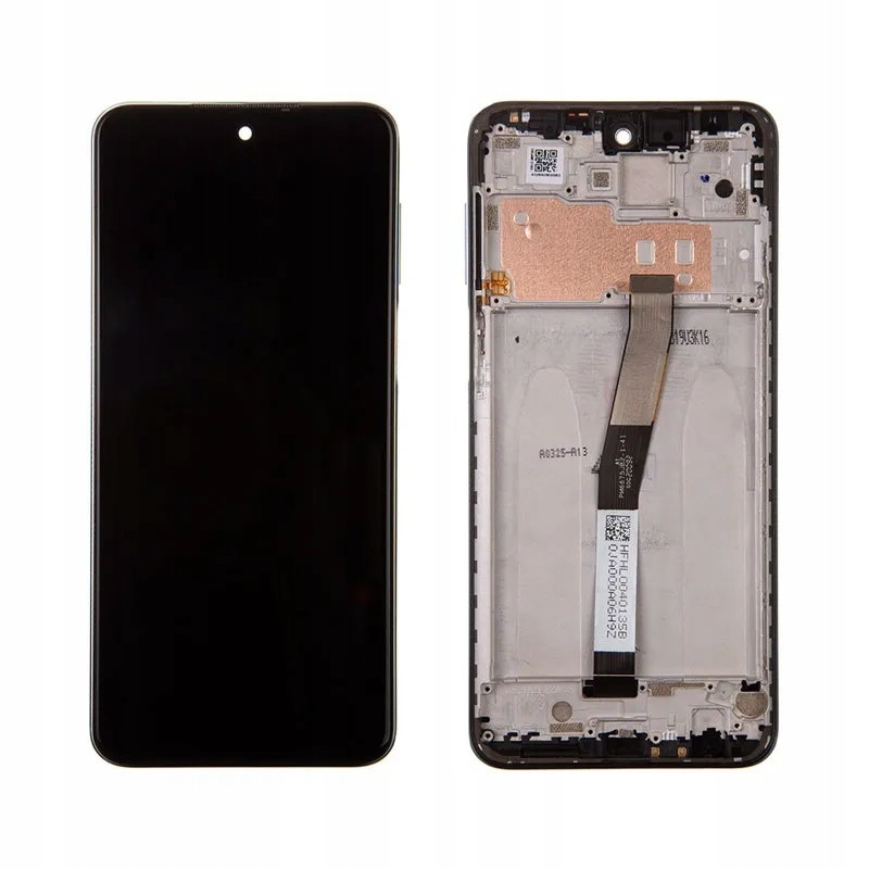 Org LCD displej Xiaomi Redmi Note 9 Pro Černý S Rámečkem
