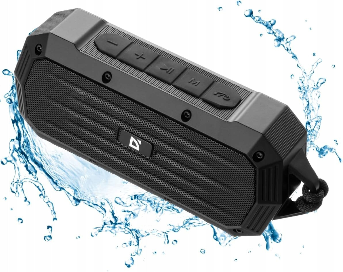 Přenosný Bluetooth Reproduktor Defender Octagon IPX5 5W Tws Fm Usb Černý 10H