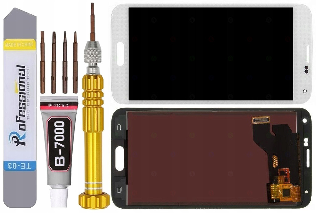 Displej Pro Samsung Galaxy S5 G900 G900A LCD Displej Bílý