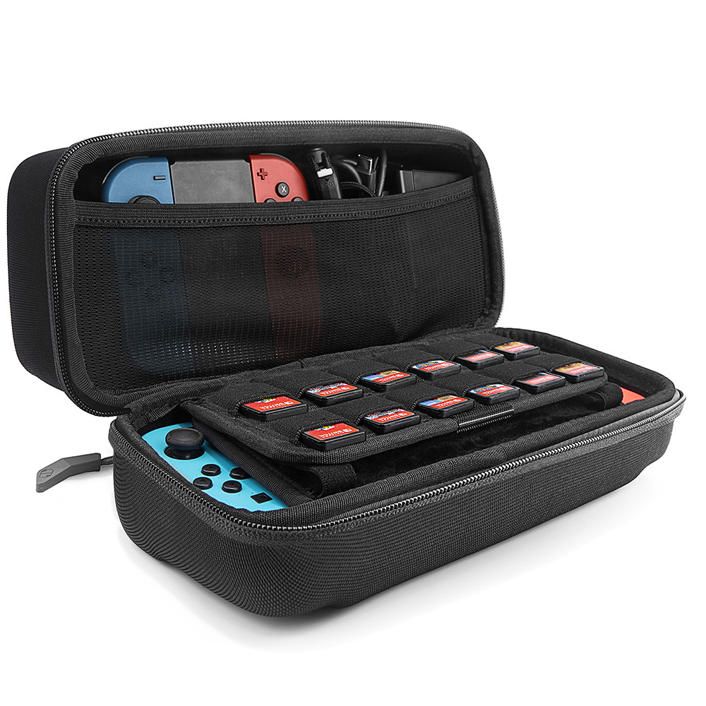 Pouzdro tomtoc pro Nintendo Switch Oled, FancyCase, sbalitelné, kufr,kapsy