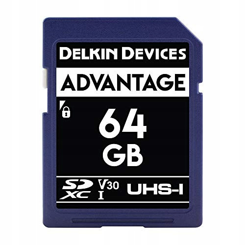 Delkin Devices 64GB Advantage Sdxc Uhs-i Sd karta (V30)