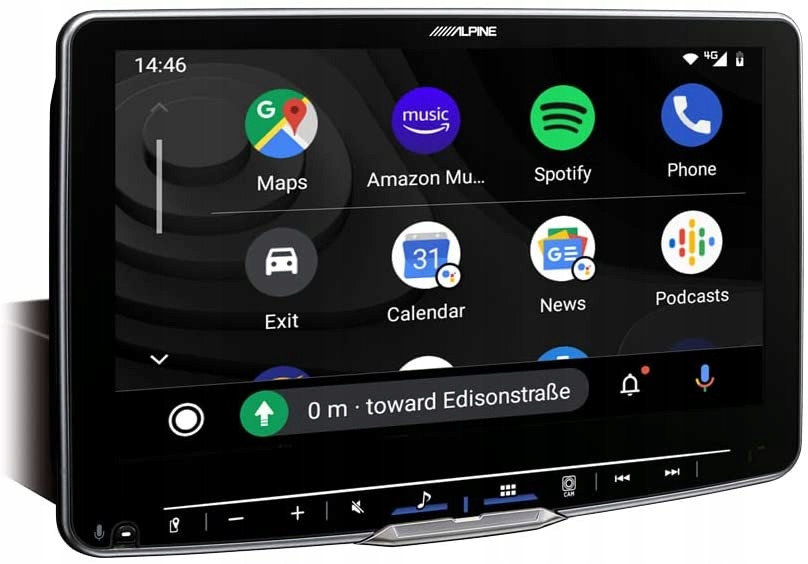 Alpine ILX-F905D 1DIN autorádio Apple CarPlay Android Auto Wi-Fi