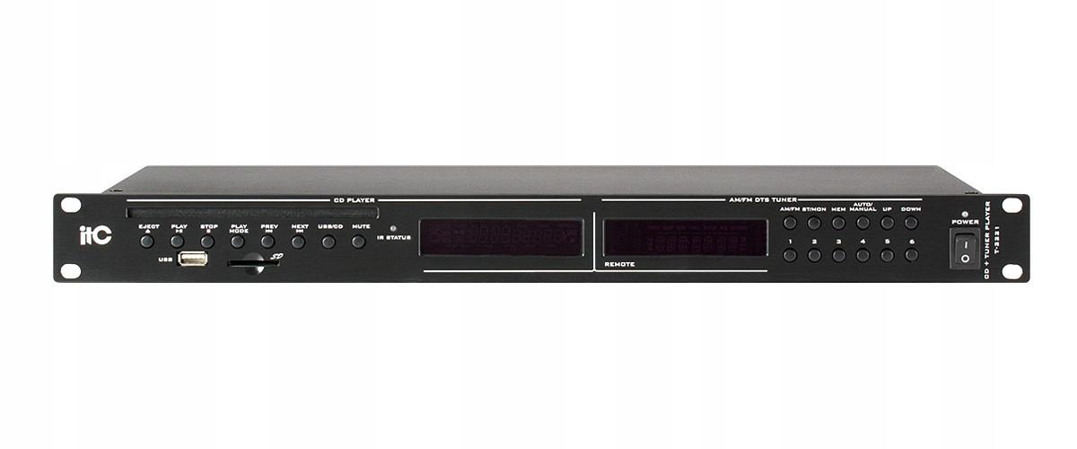 Itc T-2221 CD/MP3/USB/SD Rack 19