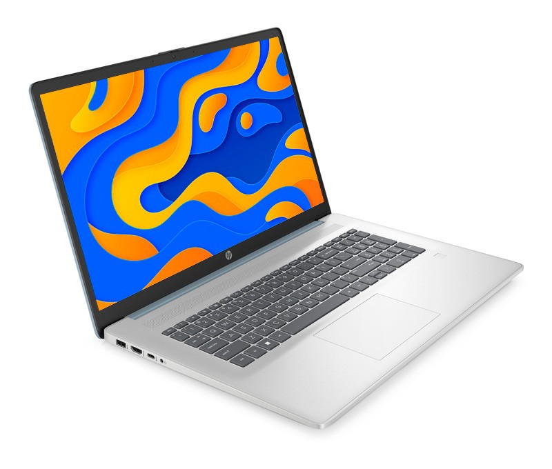 Modrý dotykový Notebook pro práci Hp 17 Amd Ryzen 5 16GB Ssd 512GB Win 11