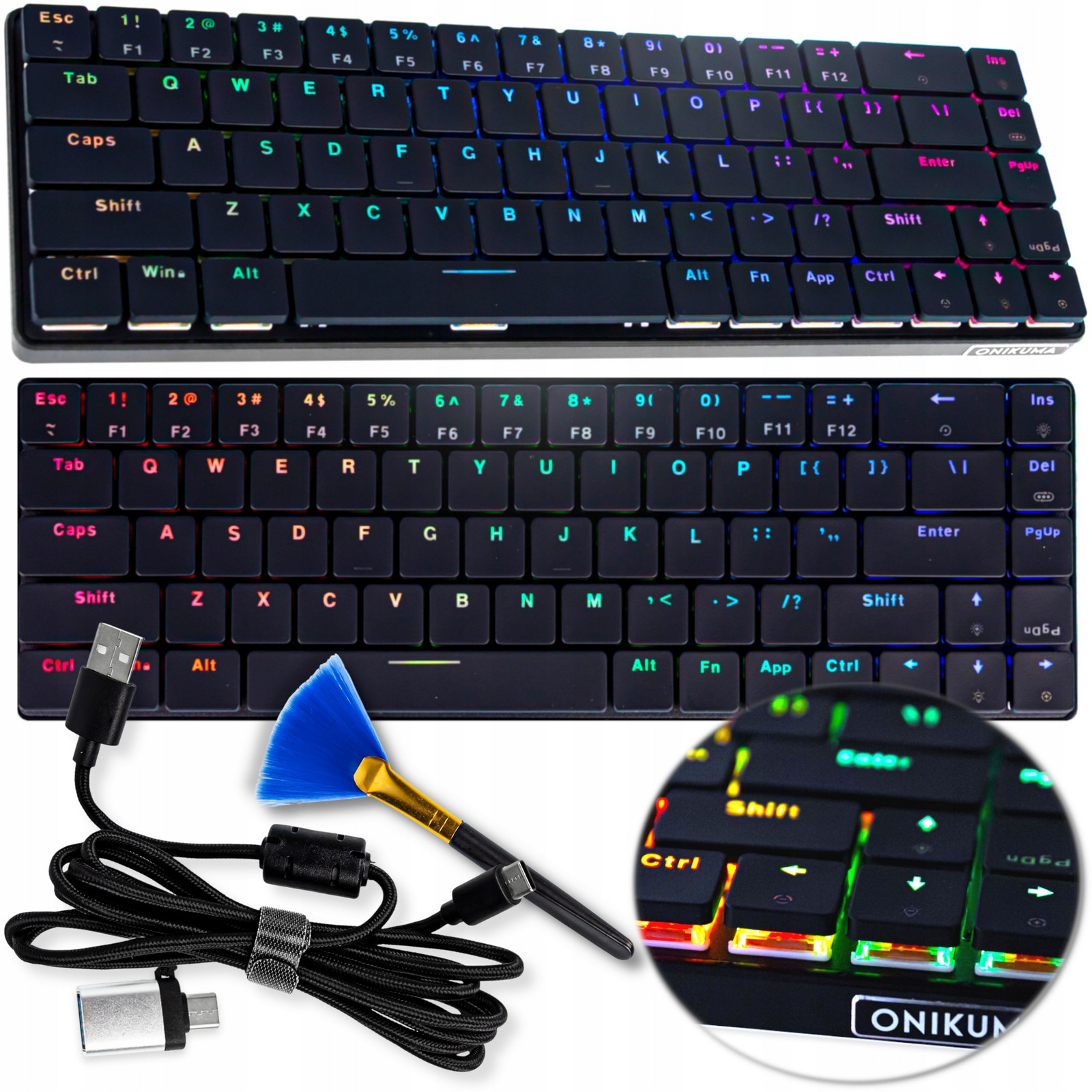 Gamingová Podsvícená Klávesnice Onikuma G29 Rgb