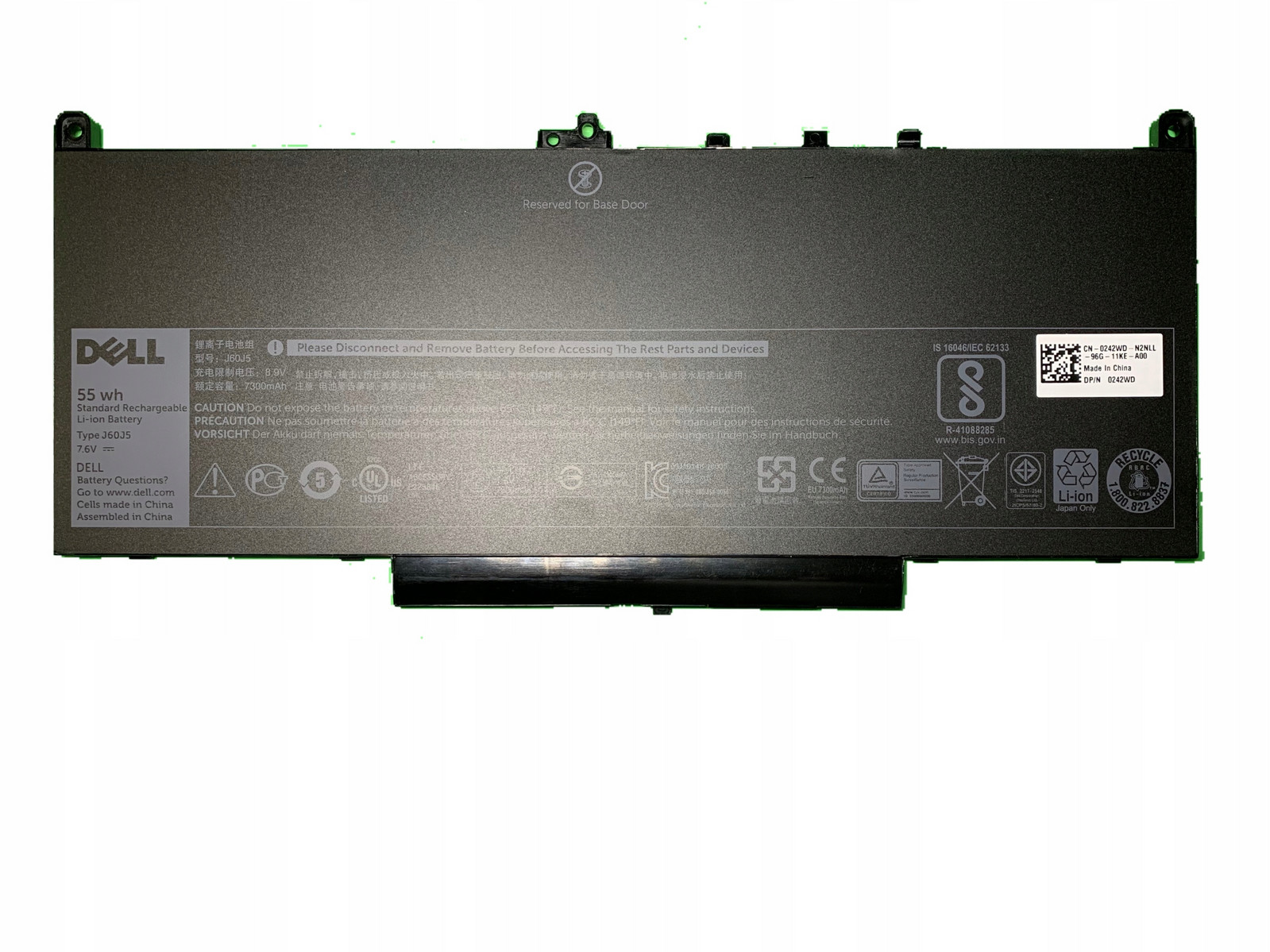 Nová Originální Baterie Dell Latitude E7270 E7470 55WH Typ J60J5