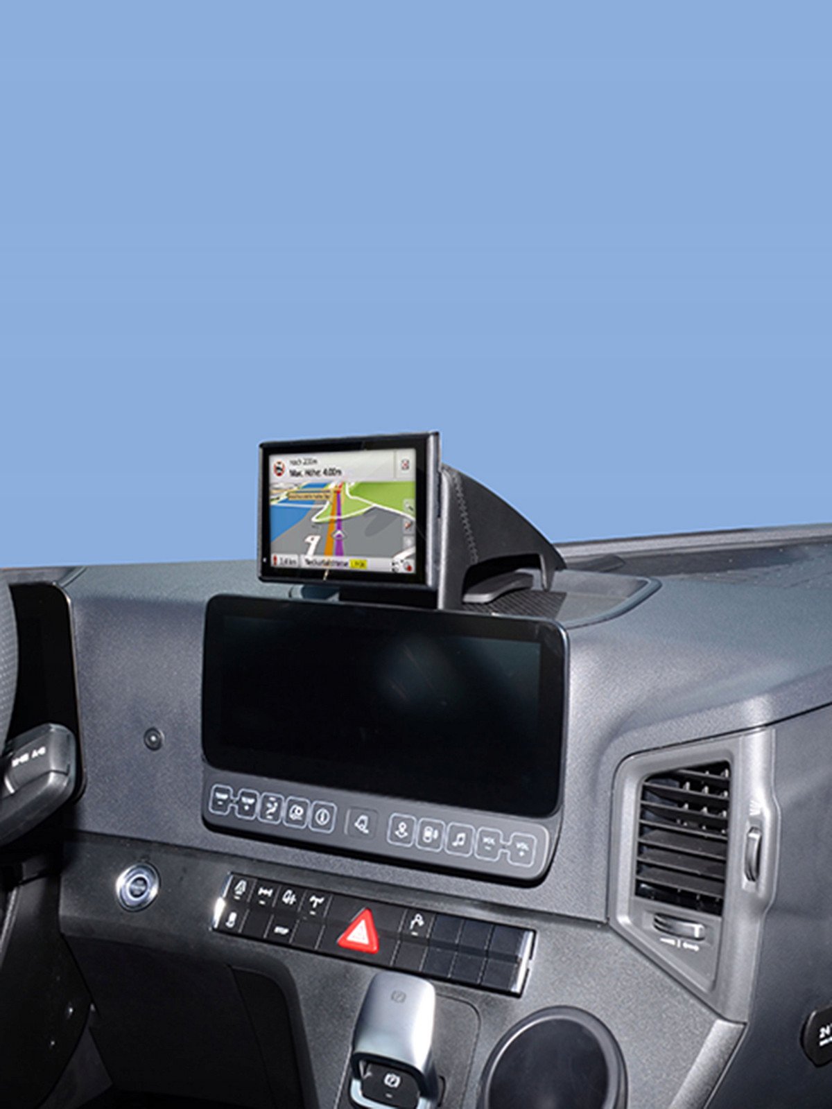 Konzole Kuda na telefon navi Mercedes Actros MP5