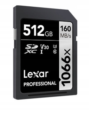 Lexar Sdxc Professional 512 Gb 160 MB/s U3 V30 1066x