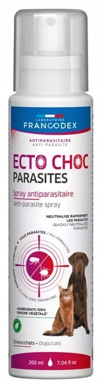 Francodex Ecto Choc Parasites Antiparazitní sprej pro psy a kočky 20