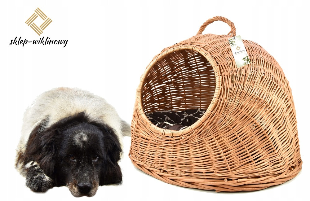 Budka Domeček Proutí Pelíšek Polštář Pro Kočky