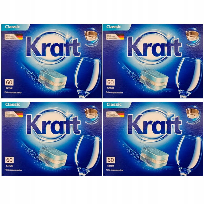 Kraft Tablety do myčky Classic 4x60 ks840g