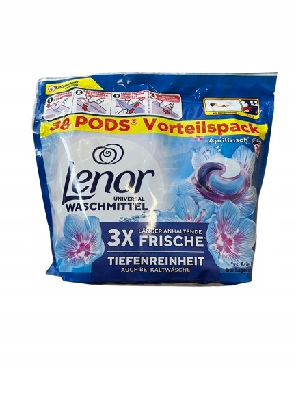 Německý Lenor Univerzální Aprilfrisch Kapsle na praní 38 praní De