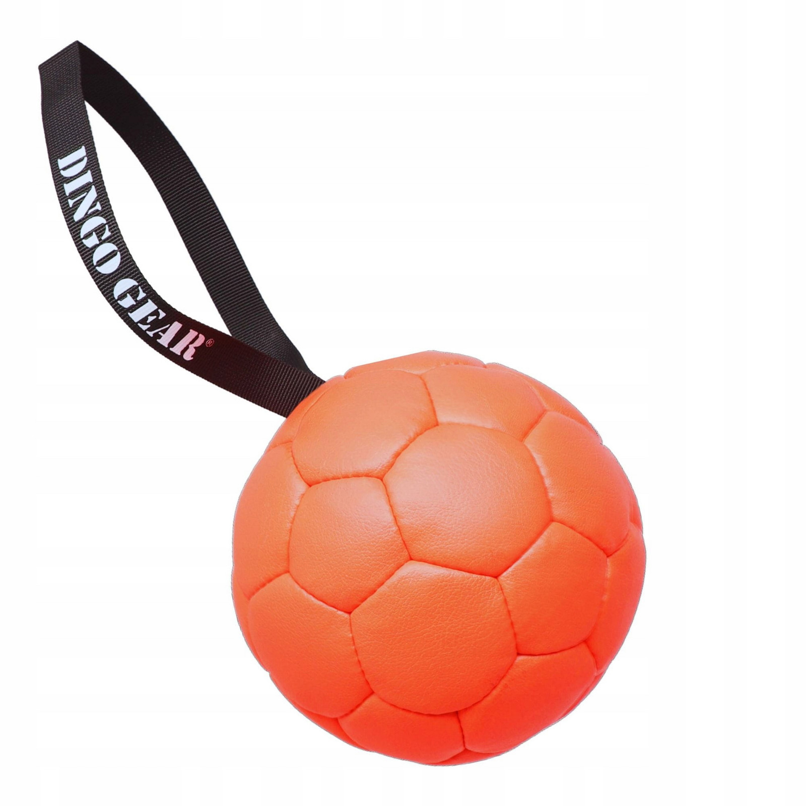 Dingo Gear Míček s rukojetí nafukovací oranžový průměr 18cm