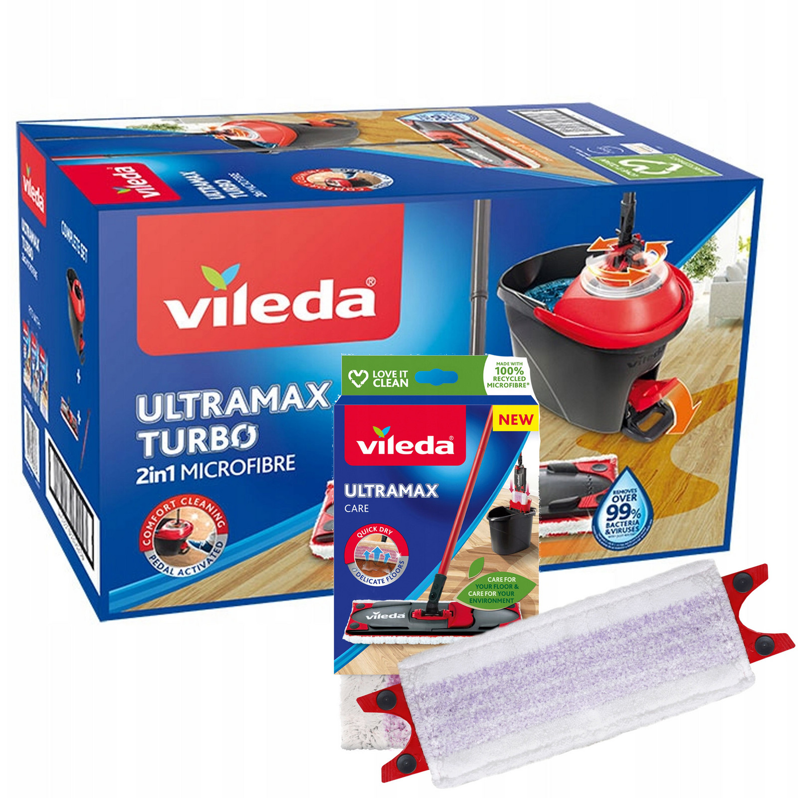 Vileda Easy Wring Ultramat Obroto Vileda vložka do mopu Ultramax Care 1ks