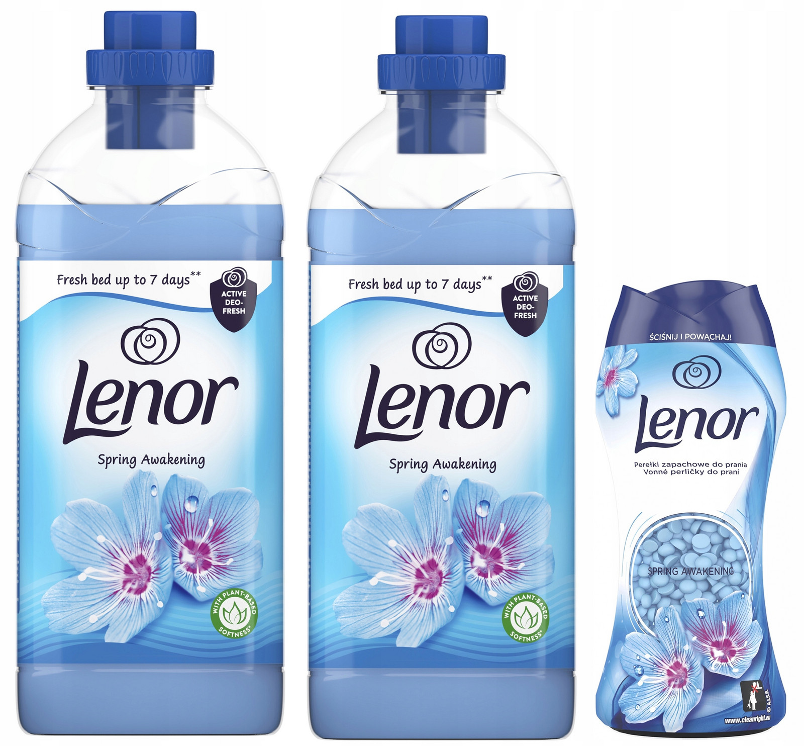 2x Lenor Aviváž Spring Awakening 128 praní Perličky 210g