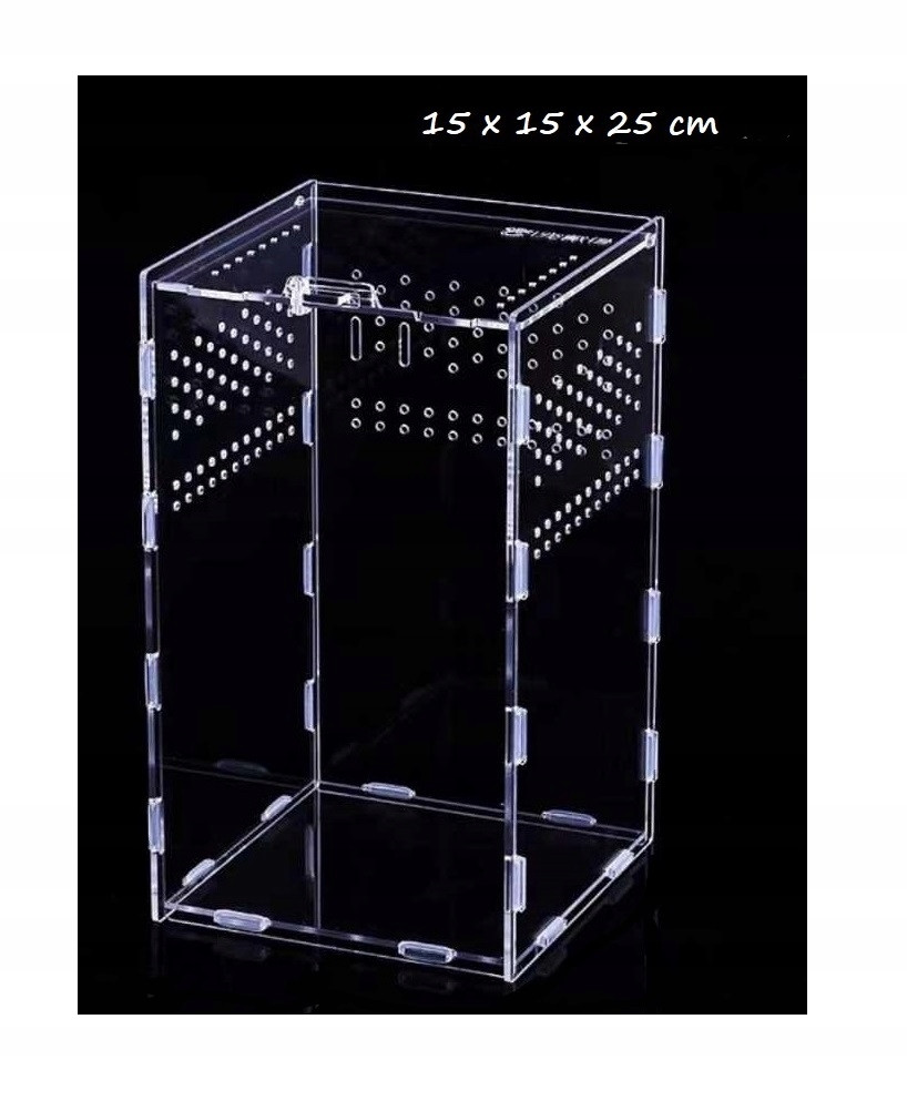 Akrylová Chovná Nádoba 15x15x25 Velká