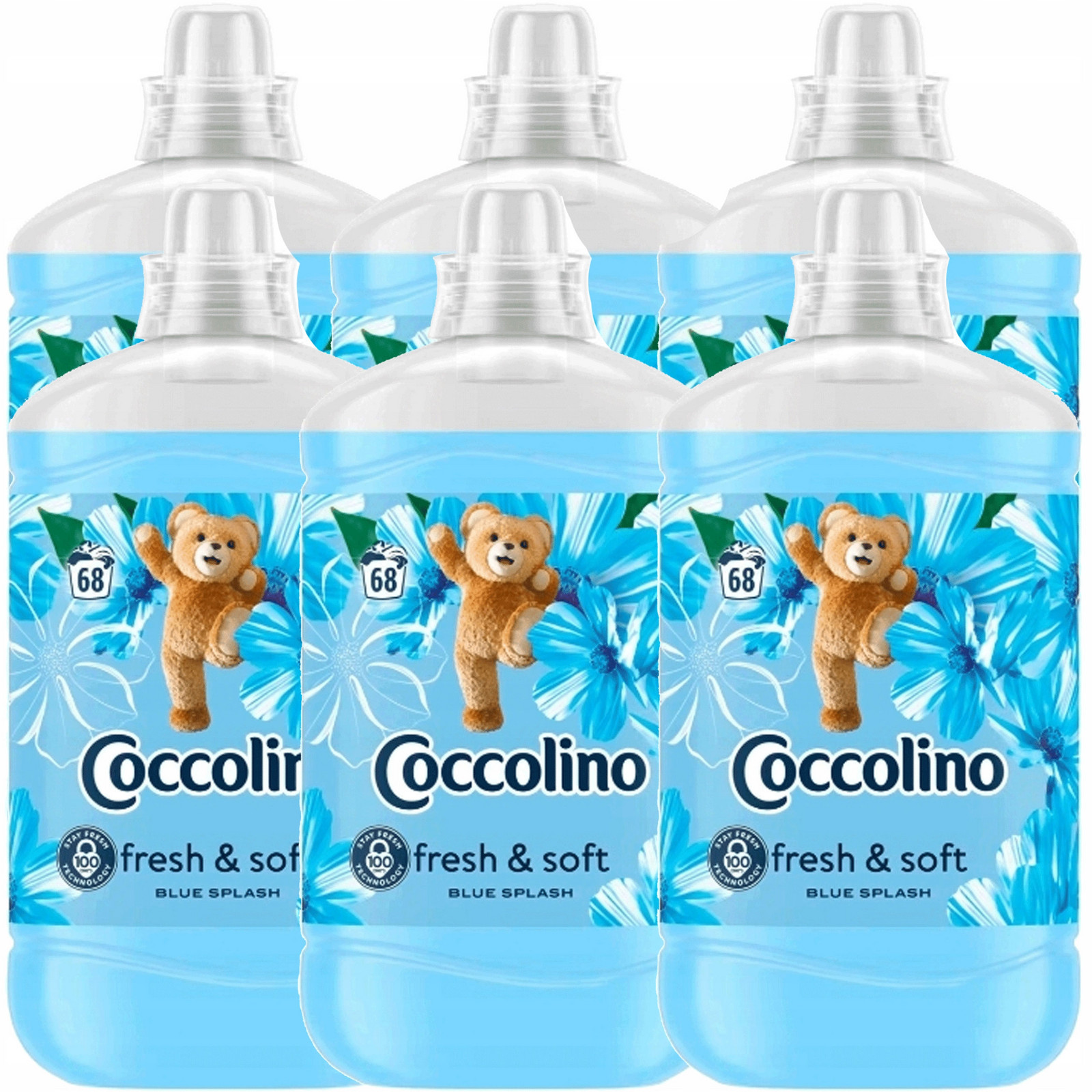 Coccolino Creations Blue Splash Kapalina na oplachování tkanin 1,7L 68praní x6