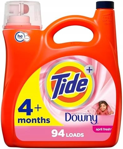 Tekutý Prací Prostředek Tide+ Downy 3,1l 74 praní Z Usa