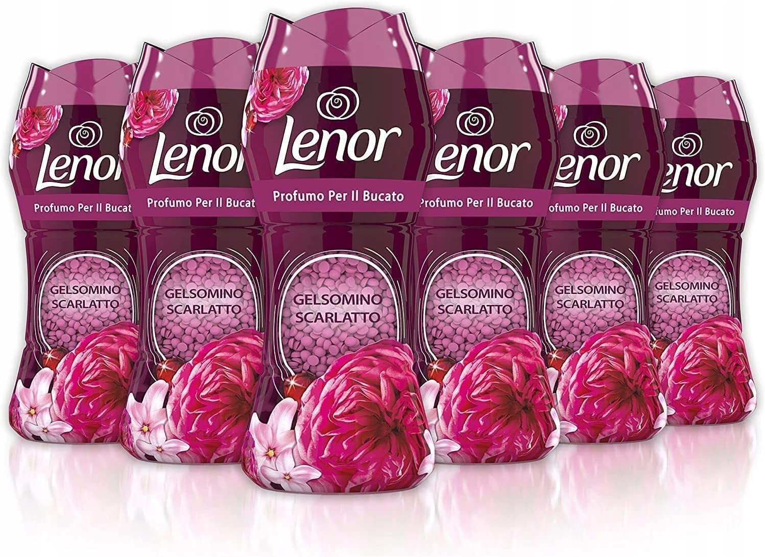 Lenor Vonné Perličky 6x210G Gelsomino Scarlatto, Ruby Jasmine