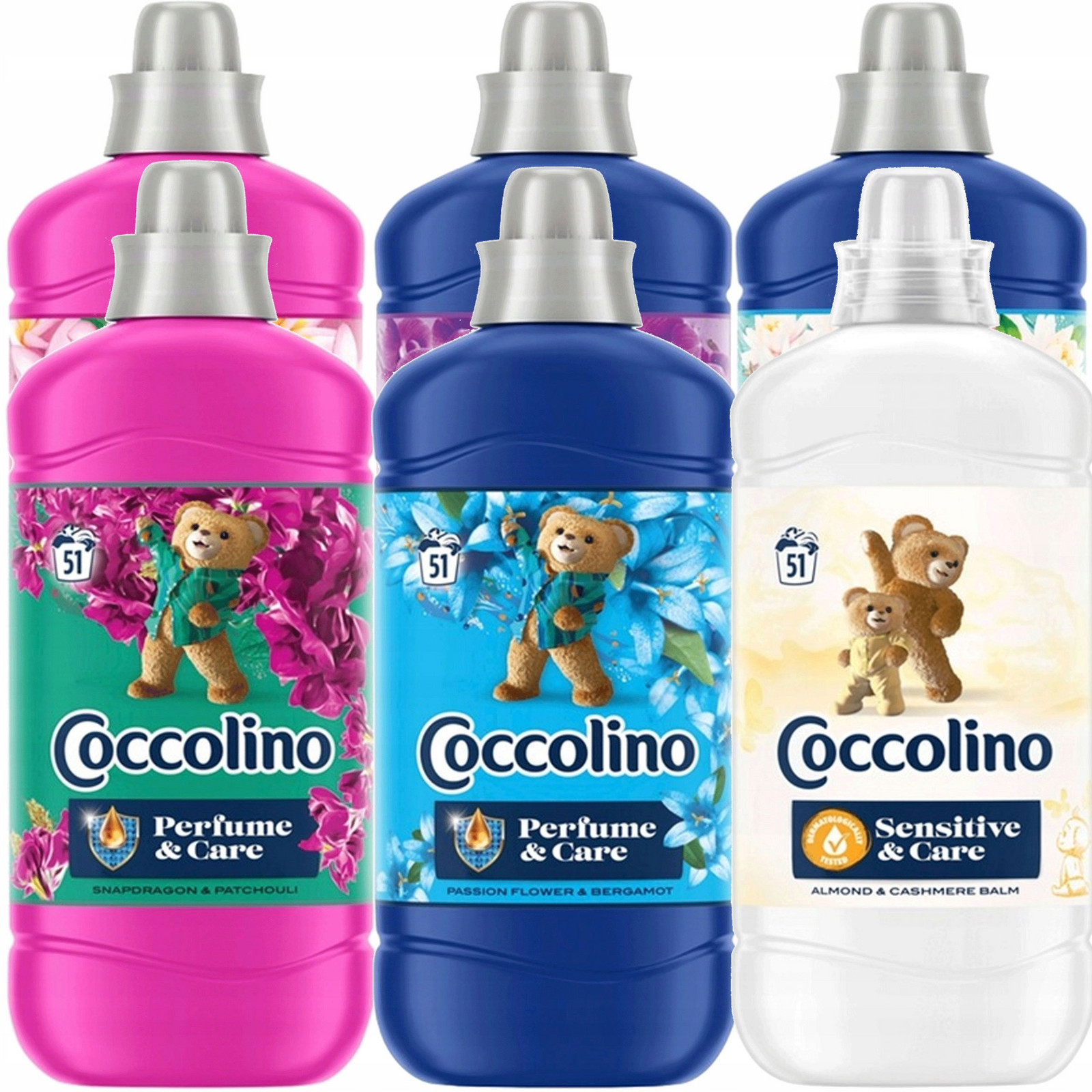 Sada Coccolino Creations Tiare Flowers & Snapdragon 1,275l x6 MIX 7,65l