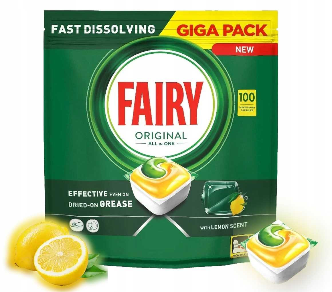 Fairy Kapsle Do Myčky All in One Lemon 100 ks