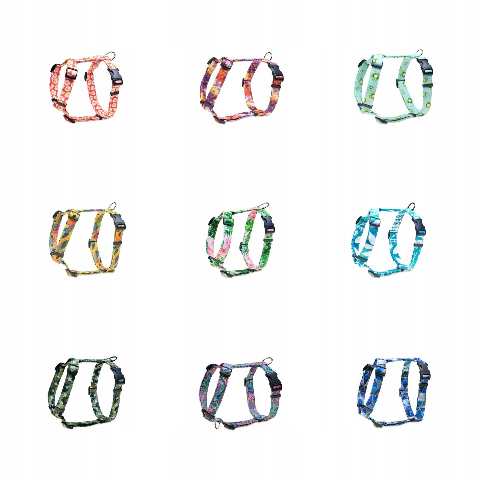 Postroj guard pro malého psa barevné vzory Xs na objednávku