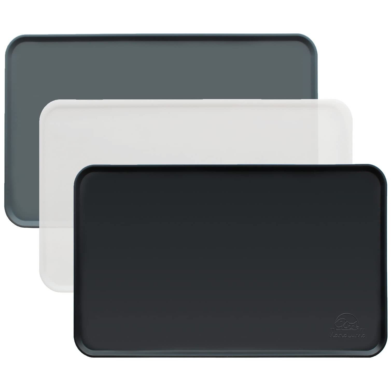 Karaluna Silikonová podložka 60x40 cm Černá Protiskluzová pro psy a