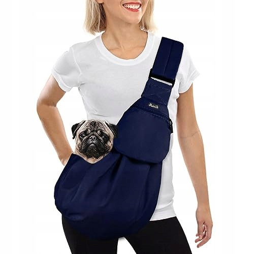 Slowton Taška na psa s nastavitelným popruhem přes rameno a kapsou