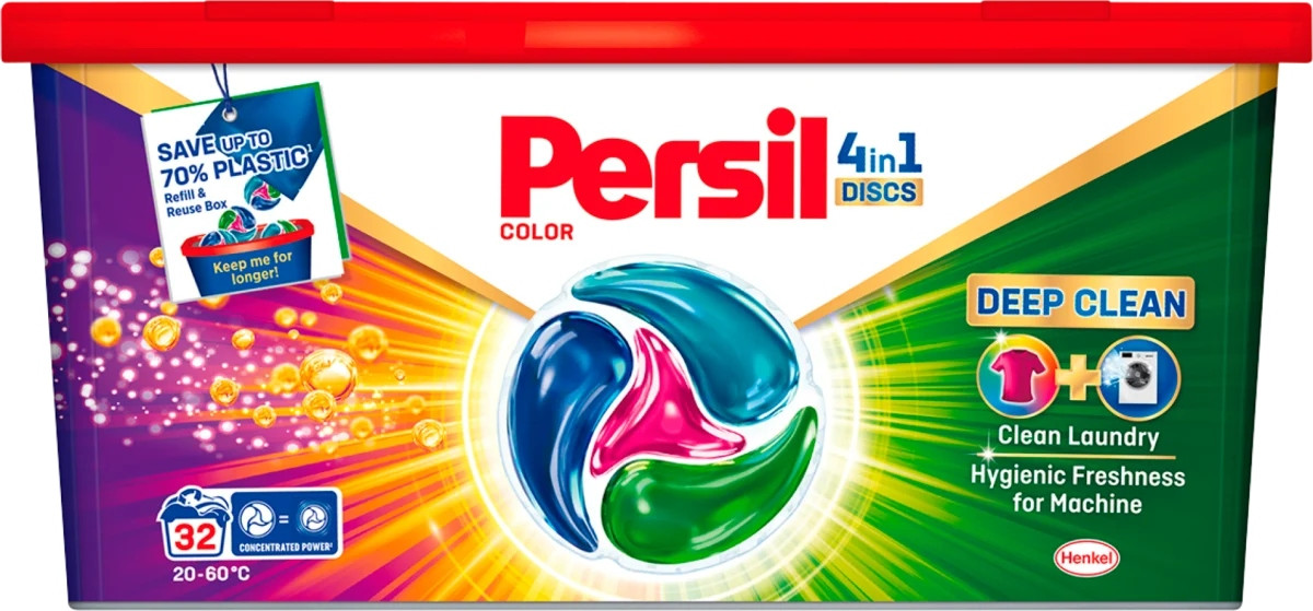 Persil 32P Discs Box Kapsle D/pr. Color /104