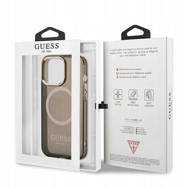 Pouzdro pro iPhone 13 Pro 13 Guess GUHMP13LHTCMK