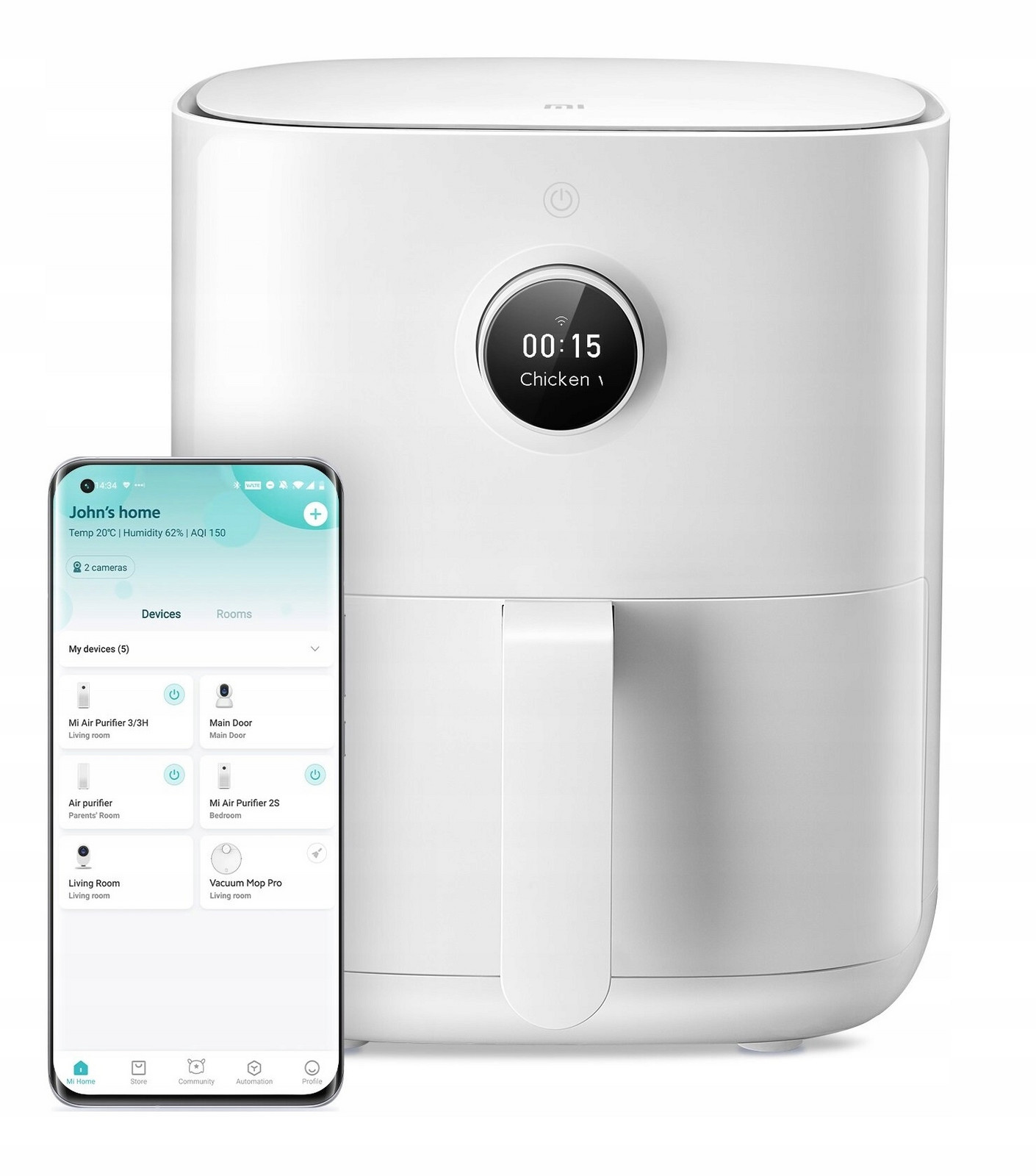 Fritéza bez tuku bez oleje Xiaomi Smart