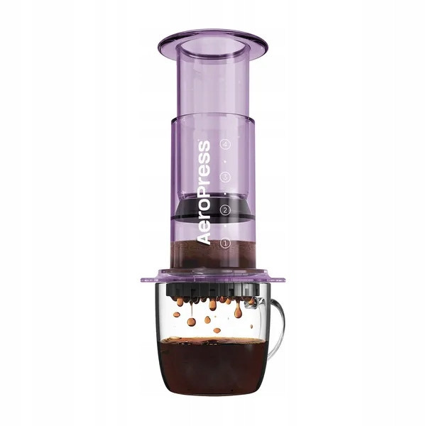 Aeropress Clear Fialová kávovar