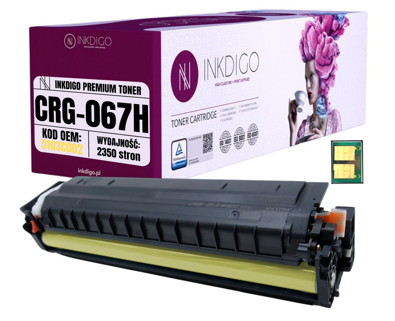 067 XL Czip Toner pro Canon i-SENSYS MF657Cdw MF655Cw MF655Cdw MF651Cw