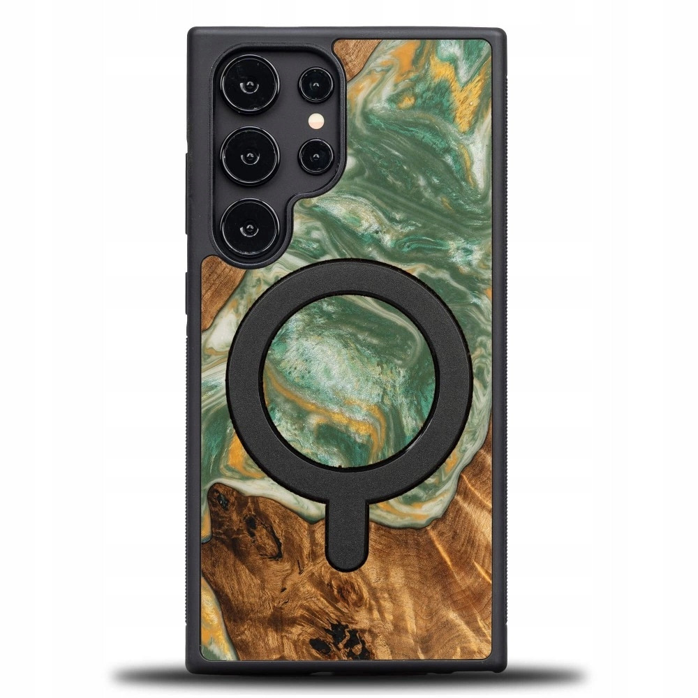 Pouzdro Bewood pro Magsafe Voda Ze Dřeva A Pryskyřice Na Samsung Galaxy S24 Ultra