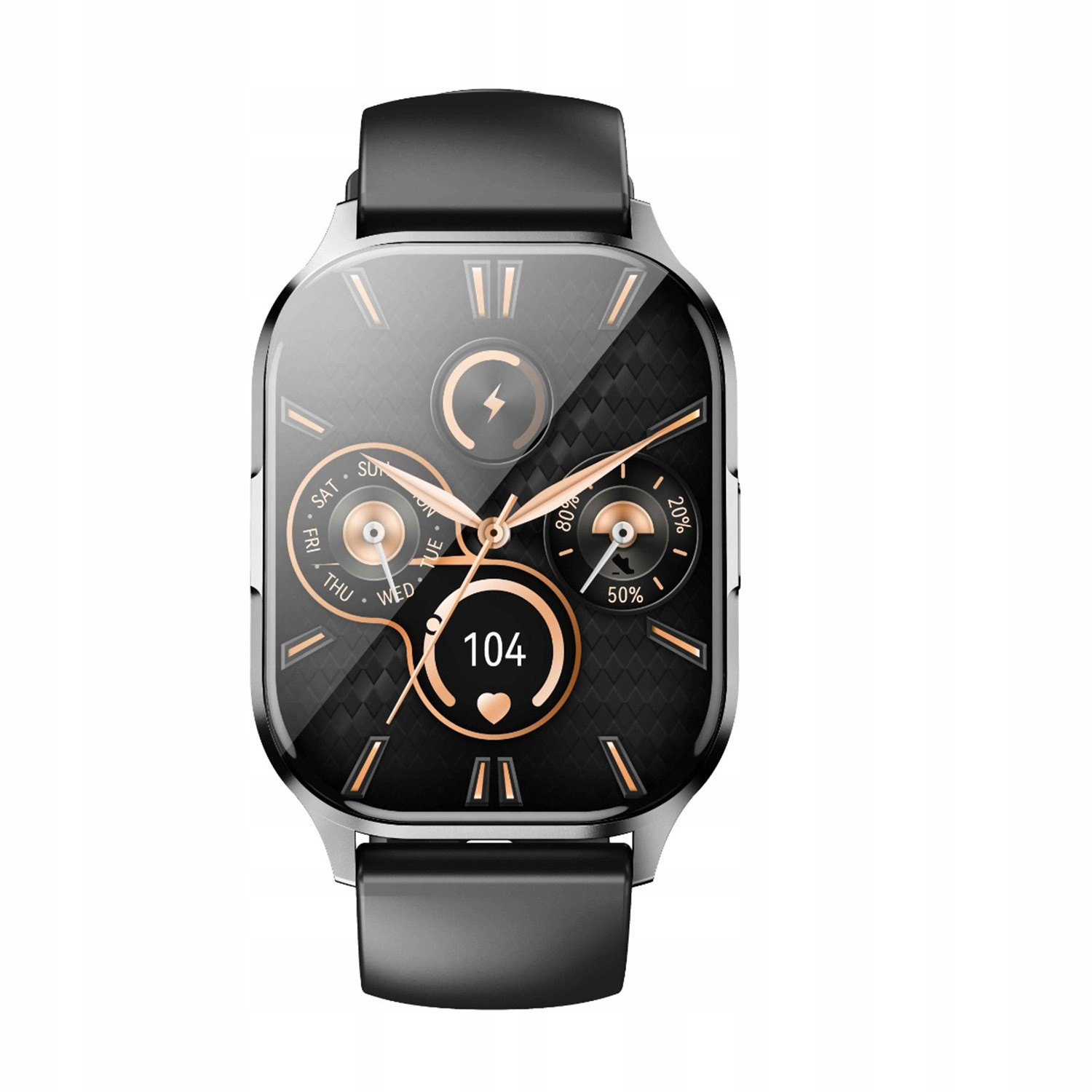 Chytré Hodinky pánské dámské Amoled obdélníkový ciferník s konverzacemi kalkulačkou