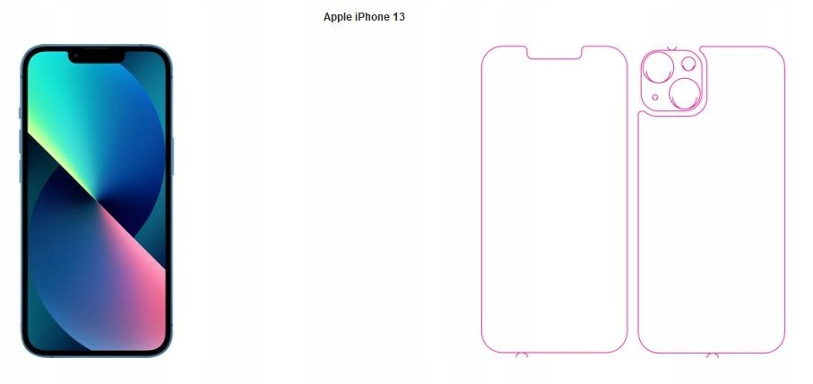 Fólie Zagg Ultra Clear+ pro iPhone 13 Přední Zadní