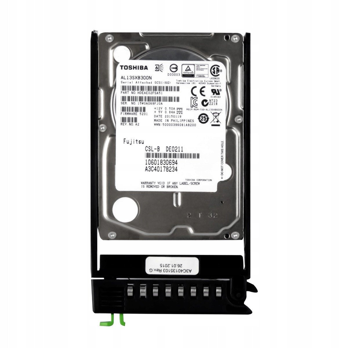 Fujitsu A3C40178234 300GB 15K SAS-2 3.5'' AL13SXB300N