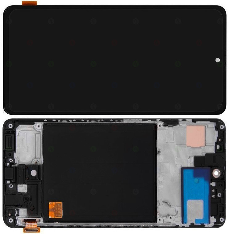 Displej Pro Samsung Galaxy A51 A515 Oled Plná Velikost 6,50 LCD Rámeček