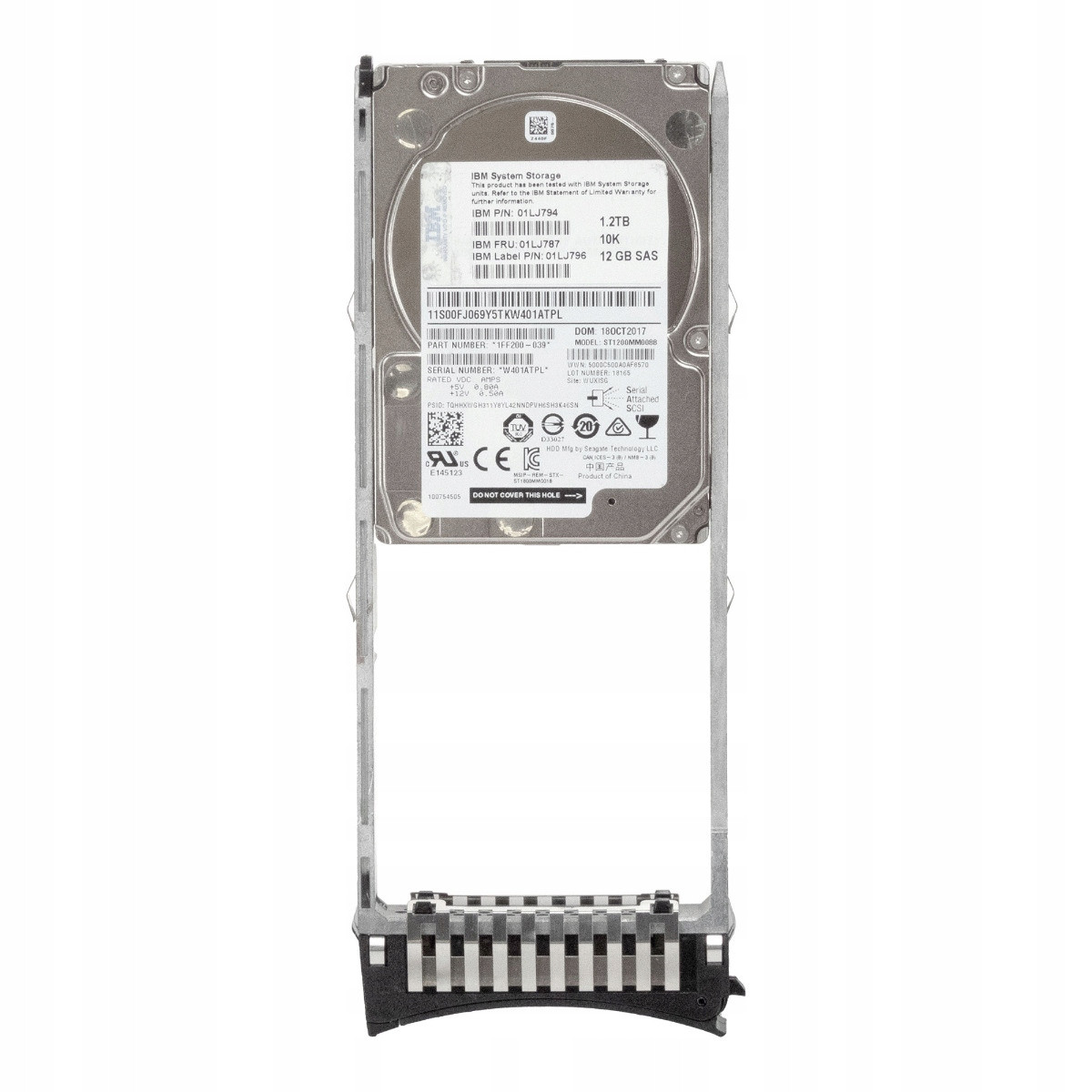 Ibm 01LJ787 01LJ794 1,2TB 10K 128MB SAS-3 2,5'' ST1200MM0088