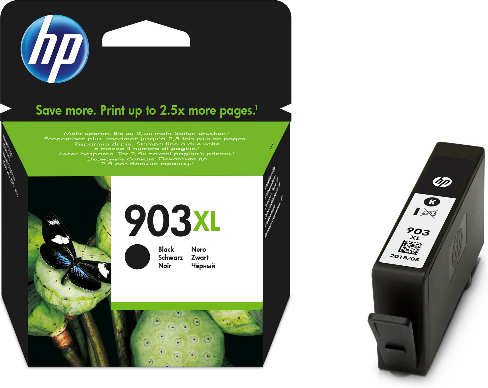 Originální inkoust Black Hp 903XL (T6M15AE)
