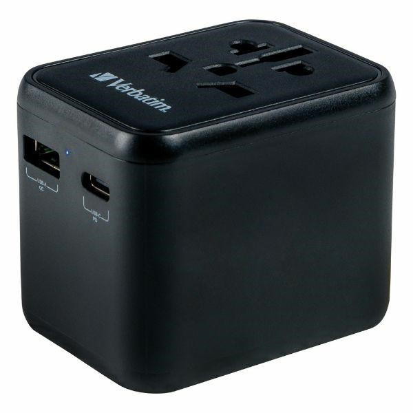 Verbatim Cestovní adaptér Eu/uk/us 2xUSB-A/USB-C Pd 20W UTA-02