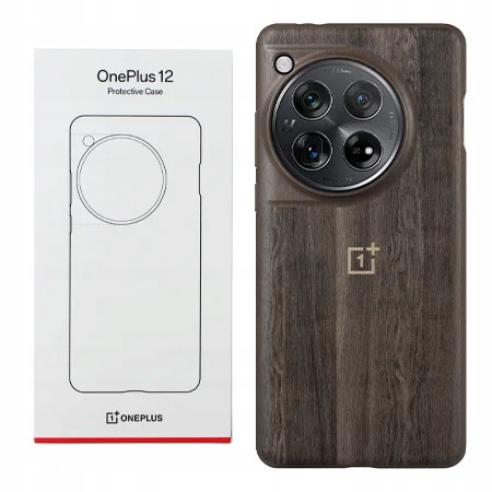 OnePlus Walnut Texture Pancéřové Originální Pouzdro pro OnePlus 12