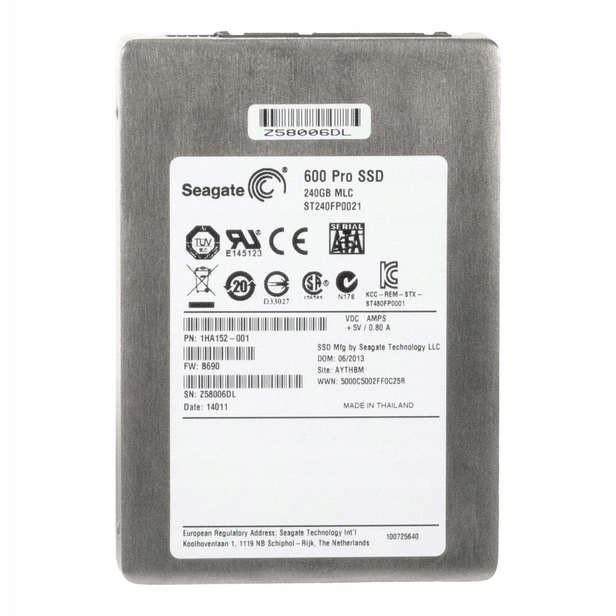 Seagate ST240FP0021 240GB 600 Pro Sata 6Gbs Ssd