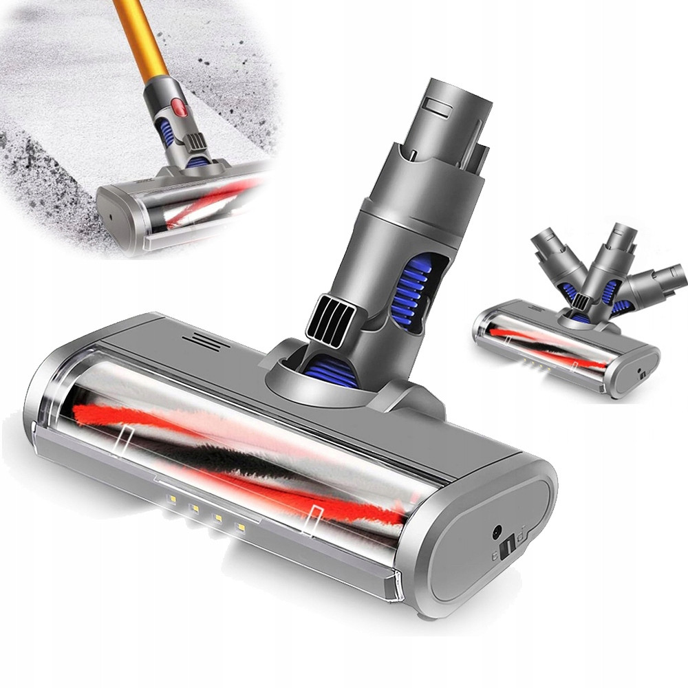Kartáč Příslušenství K Vysavači Dyson V6 DC58 DC59 DC61 DC62 Led Turbo