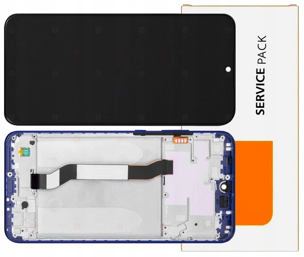 Displej Pro Xiaomi Redmi Note 8T Originál LCD +rámeček Modrý