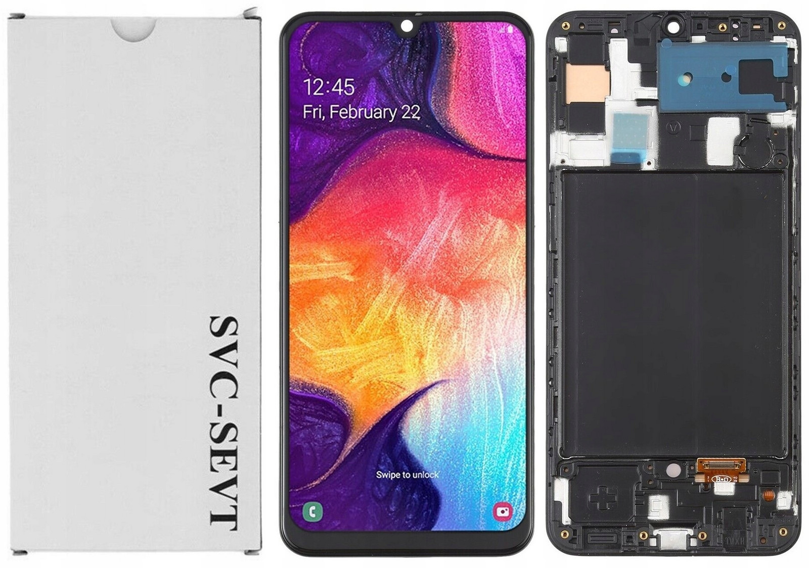 Service Pack Displej Pro Samsung Galaxy A50 Rámeček