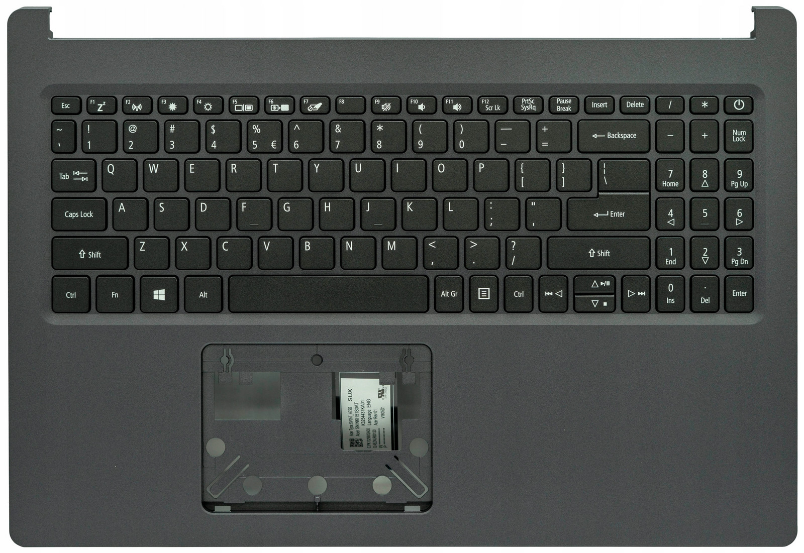 A515-44 A515-45 Palmrest Klávesnice A515-44, A515-44G Horní Kryt