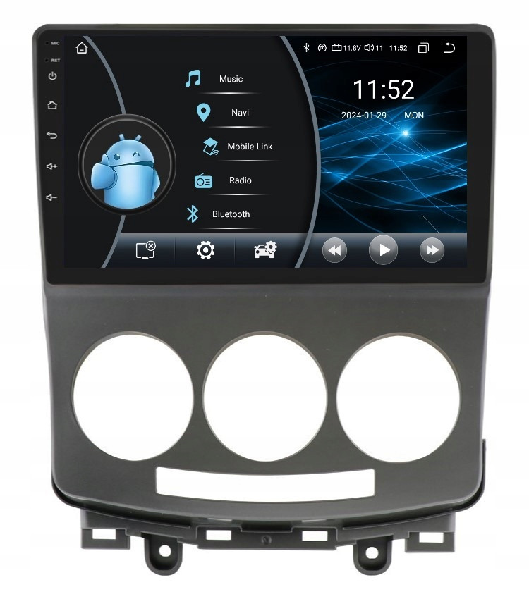 Radio 2DIN Navigace Android Mazda 5 A 1 Cr Carplay 2/32 Gb Dsp Lte